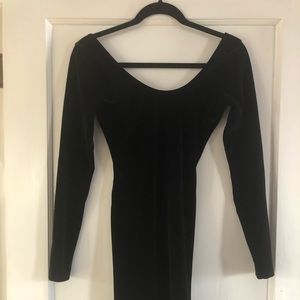 American Apparel velour bodycon dress